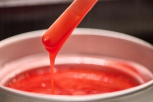 Waxing the City’s signature Cera Neranja hard wax, one of two types of wax for hair removal in our studios.